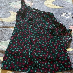 Streetwear Society One Shoulder Dress - Black with Vibrant Accents 5/$50